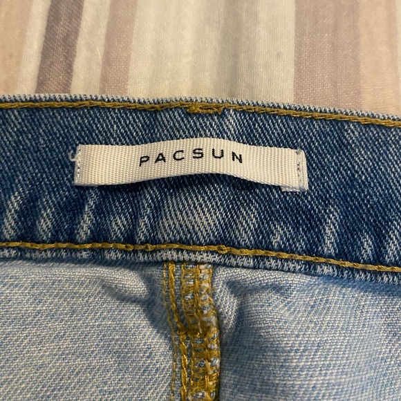 Pacsun split tone High Rise Straight jeans - Size 25 - Picture 3 of 5